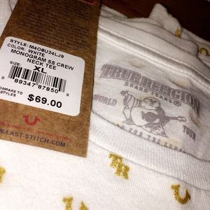True Religion Monogram Crew neck shirt